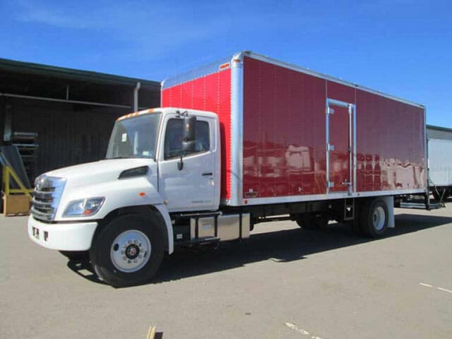 A Summit Bodyworks moving and storage vehicle