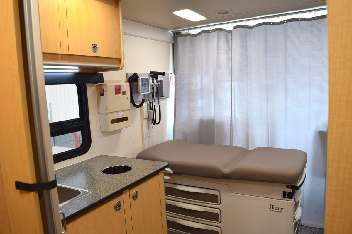 mobile medical interior