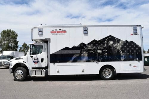 Summit Bodyworks Emergency Response Vehicle parked in parking lot