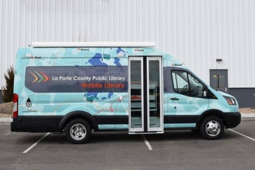 La Porte County Public Library Mobile Library Vehicle
