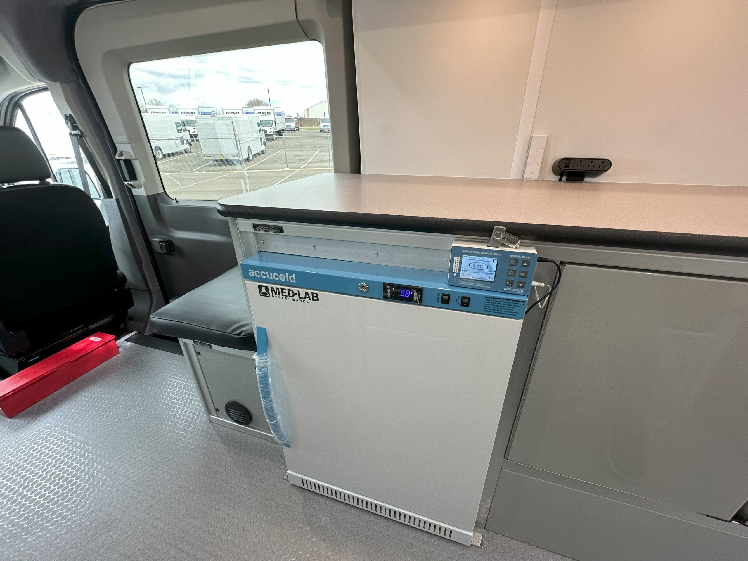 fully equipped health service vehicle for sale - summit bodyworks medical fridge